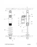 SUSPENSION, AMMORTIZZATORE POSTERIORE TRACK