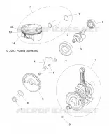 MOTORE, ALBERO MOTORE, PISTON AND BALANCE SHAFT