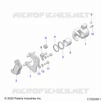 BRAKES, BRAKE PINZA FRENO ANTERIORE