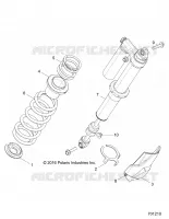 SUSPENSION, AMMORTIZZATORE POSTERIORE MOUNTING