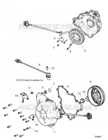 ENGINE, STATOR AND FLYRUOTA