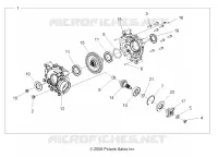 TRASMISSIONE, POSTERIORE SCATOLA DEGLI INGRANAGGI INTERNALS