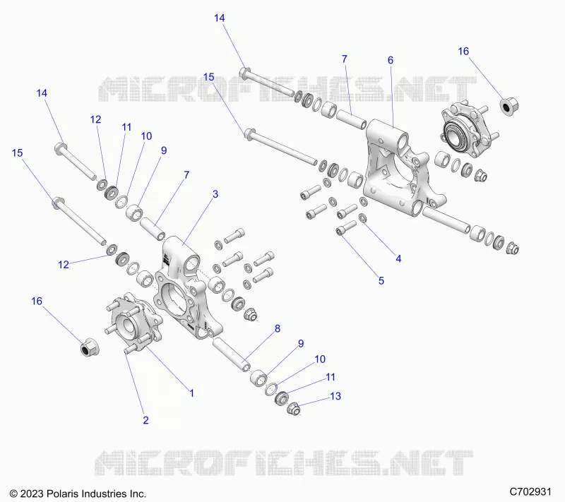 SUSPENSION, PORTAPACCHI POSTERIORE