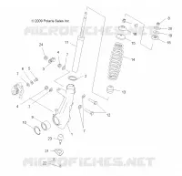 SUSPENSION, ANTERIORE MONTANTE