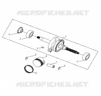 ENGINE, ALBERO MOTORE AND PISTON