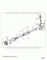 TRASMISSIONE, FRONT GEARCASE INTERNALS- R23RRE99PJ/RRS99PK (1336963)