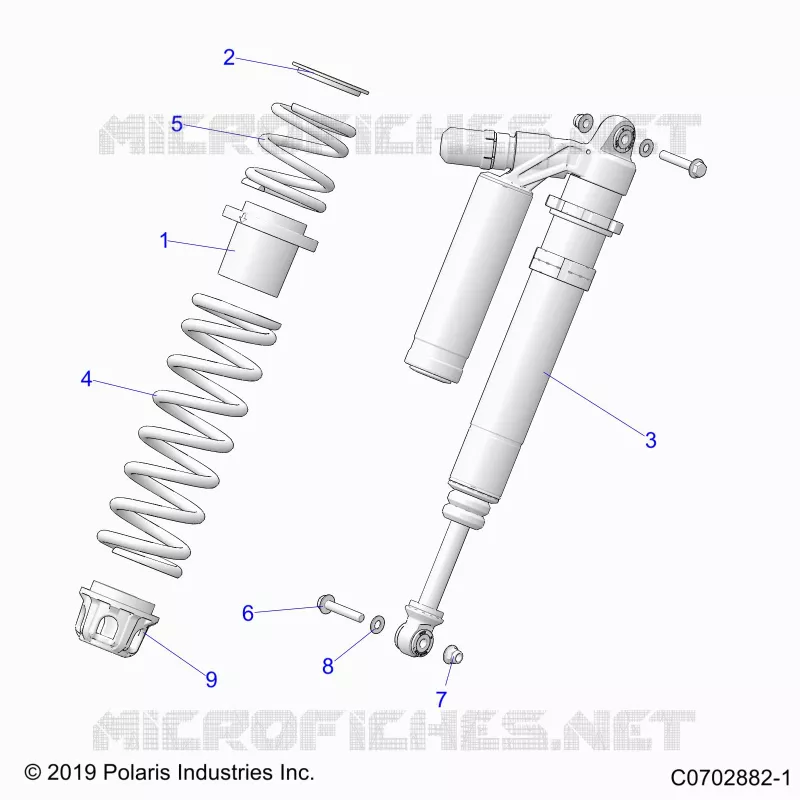 SUSPENSION, SHOCK ANTERIORE MOUNTING, DELUXE