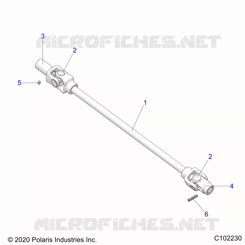 TRASMISSIONE, FRONT PROP SHAFT