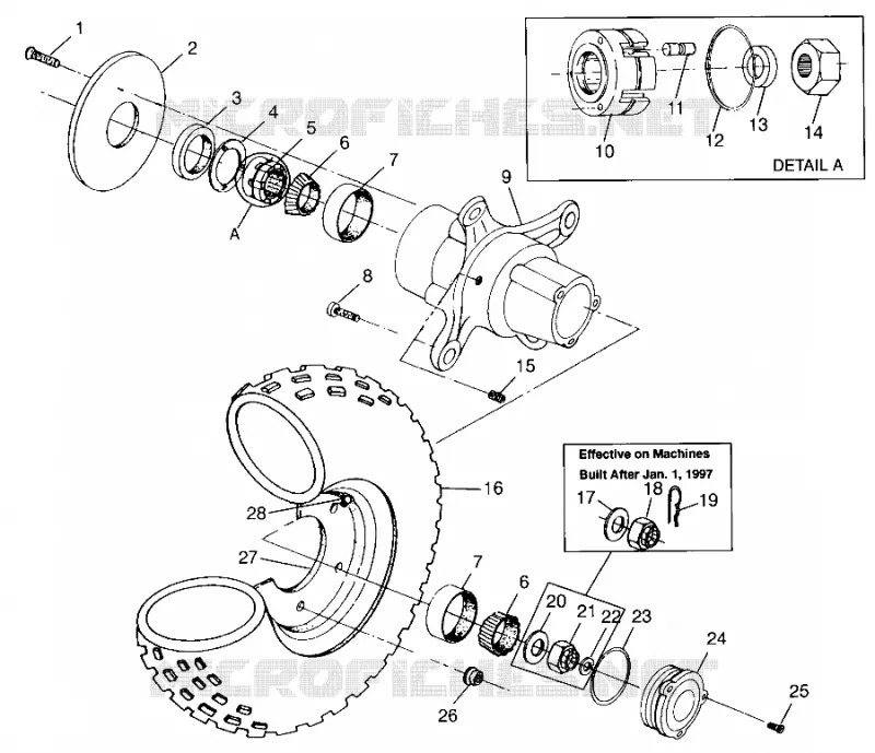 RUOTA ANTERIORE  Scrambler 500 W97BC50A (4943074307B006)