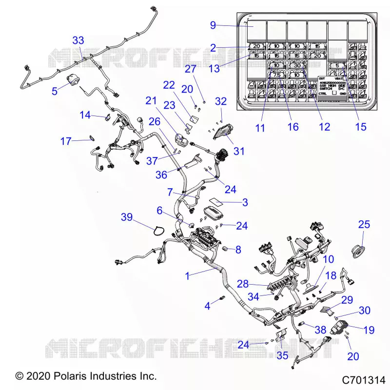 ELETTRICO, WIRE HARNESS