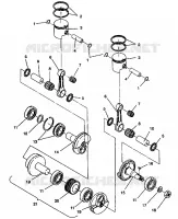 PISTONEEE   ALBERO MOTORE 440 E942760 AND 440 SKS E942560 (49273927390035)