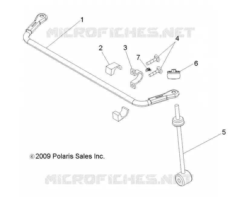 SUSPENSION, POSTERIORE STRUT STABILIZZATORE