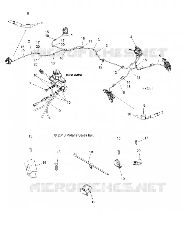 LINEE FRENO and CILINDRO PRINCIPALE