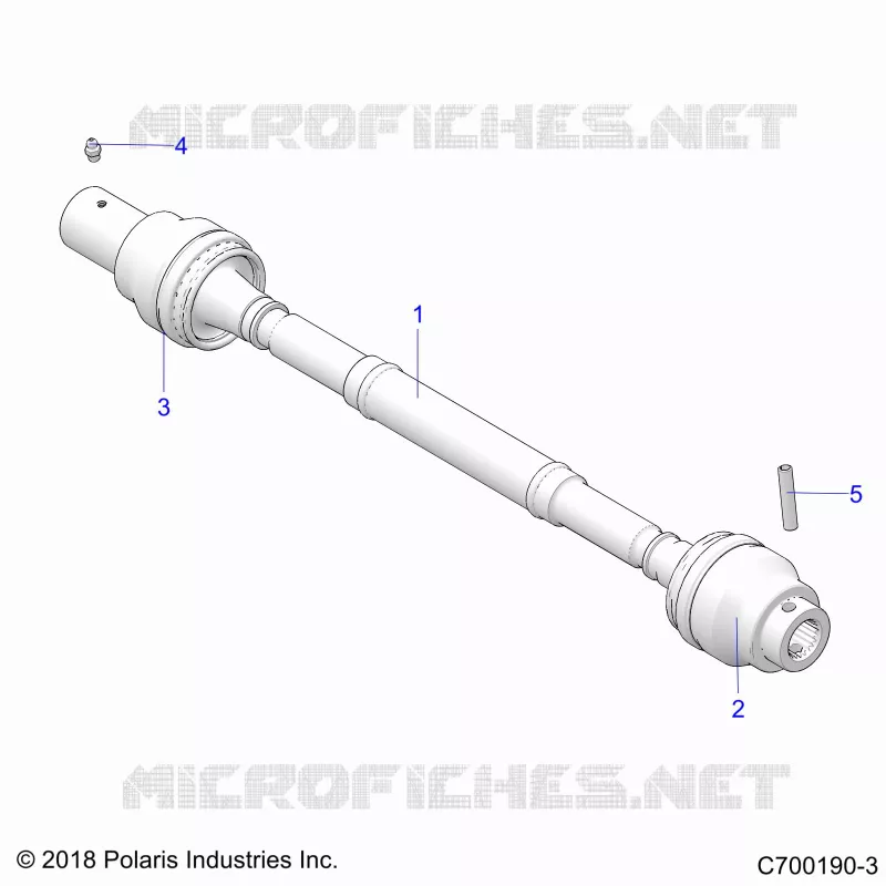 TRASMISSIONE, FRONT PROP SHAFT