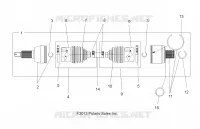 DRIVE TRAIN, ALBERO DI TRASMISSIONE, REAR