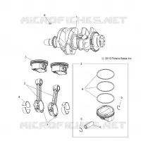 MOTORE, ALBERO MOTORE AND PISTON