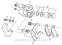 FRONT FRENO XPRESS 300 W98CA28C (4945364536B009)