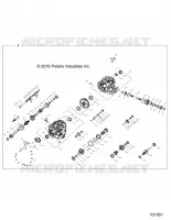 TRASMISSIONE, MAIN GEARCASE INTERNALS 1333610