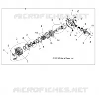 TRASMISSIONE, FRONT GEARCASE INTERNALS