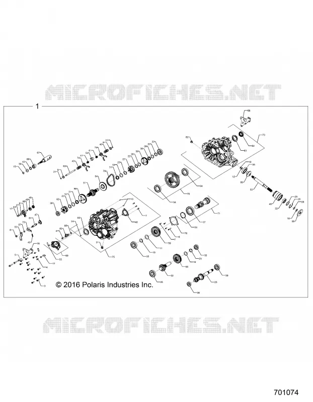 DRIVE TRAIN, PRINCIPALE SCATOLA INGRANAGGI INTERNALS