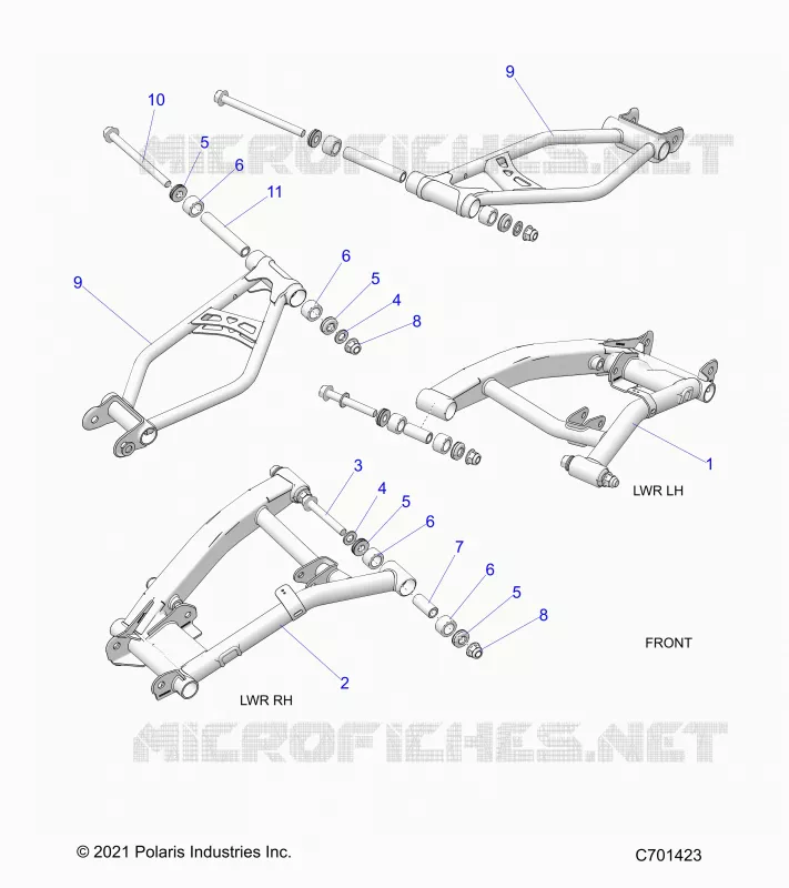 SOSPENSIONE POSTERIORE CONTROL ARMS