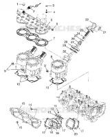 CYLINDER,HEAD   SCARICO VALVOLE