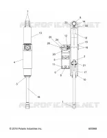 SUSPENSION, AMMORTIZZATORE POSTERIORE TRACK (7044819)