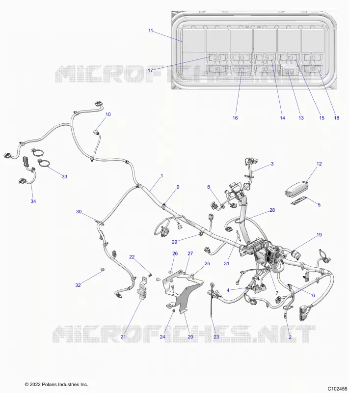 ELETTRICO, MAIN WIRE HARNESS