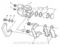 MEDIO FRENO ASSE ASSEMBLY          6x6 350L C938739 (4924362436025A)