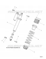 SUSPENSION, SHOCK ANTERIORE MOUNTING