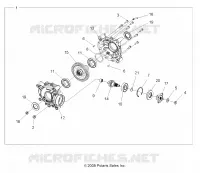 DRIVE TRAIN, POSTERIORE GEARCASE INTERNALS