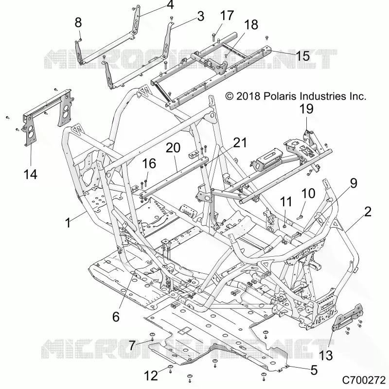 CHASSIS, MAIN FRAME AND SCIARED PLATES