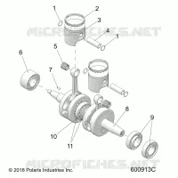 ENGINE, PISTONE & ALBERO MOTORE