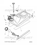 SISTEMA DI ALIMENTAZIONE CARBURANTE, FUEL TANK ASM.