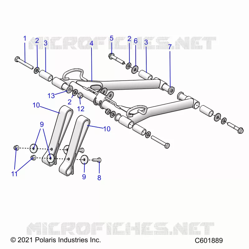 SUSPENSION, ANTERIORE COPPIA ARM