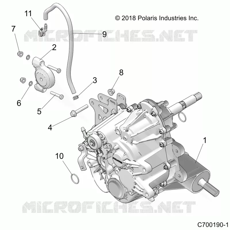 TRASMISSIONE, MAIN GEARCASE MOUNTING