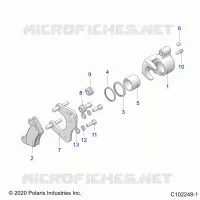 FRENO ANTERIORE CALIPER