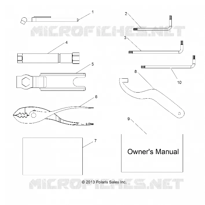 MANUALE DEL PROPRIETARIO AND KIT DI STRUMENTI