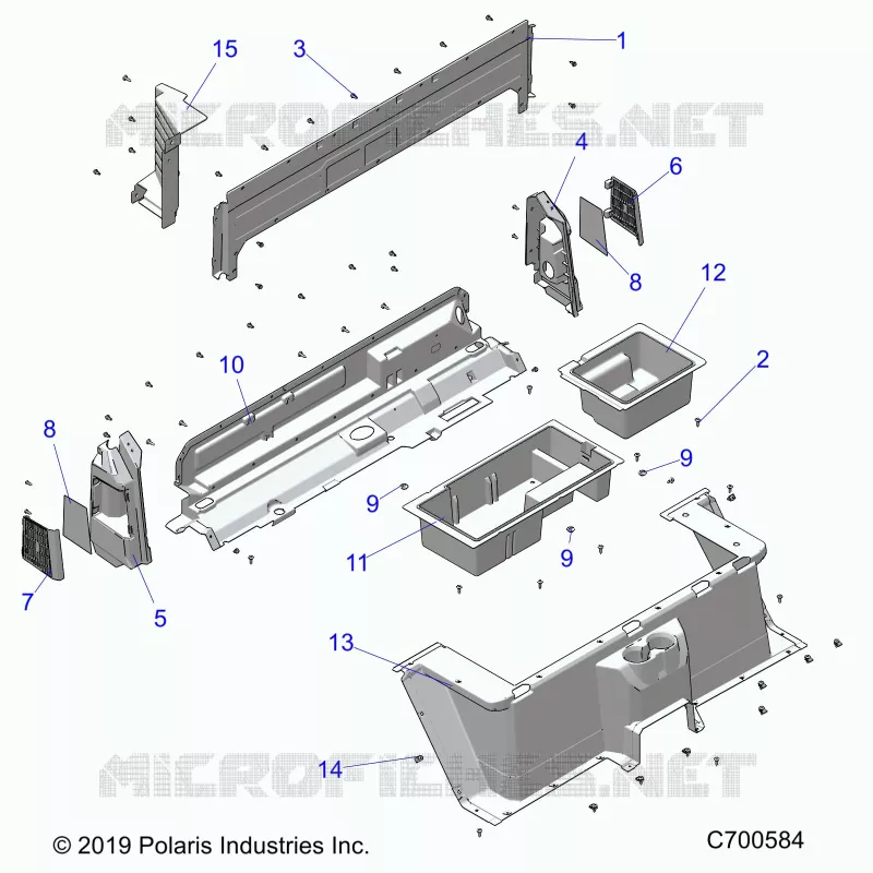 CARROZZERIA POSTERIORE CLOSEOFF, AND FENDERS