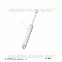SUSPENSION, AMMORTIZZATORE POSTERIORE TRACK (7045495)