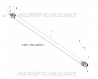 DRIVE TRAIN, FRONT PROP ALBERO