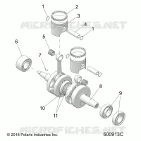 ENGINE, PISTONE & ALBERO MOTORE