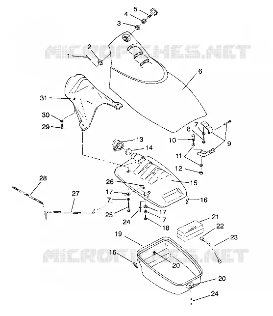 FRONT VANO SL 750 B944070 (4927012701004A)