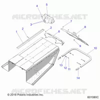 BODY, BUMPER, REAR, SNOWFLAP AND FANALE POSTERIORE COVER
