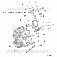ENGINE, PRESA D'ARIA MANIFOLD EVAP 50S