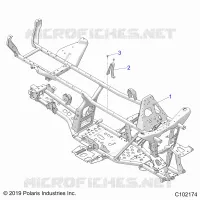 CHASSIS, TELAIO -A21SDS57C4 (C102174)