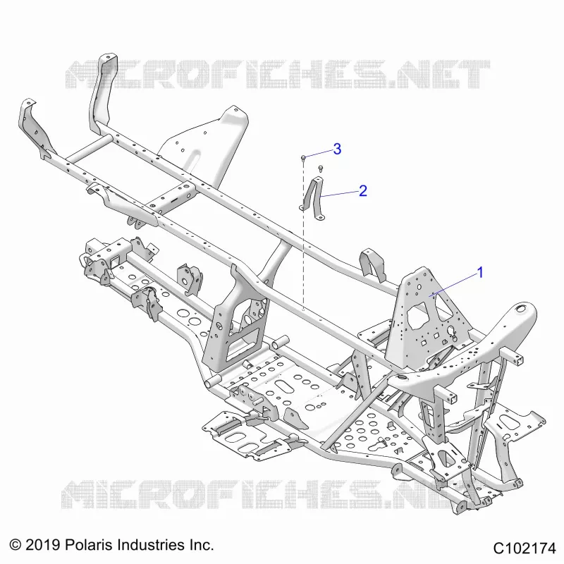 CHASSIS, TELAIO -A21SDS57C4 (C102174)