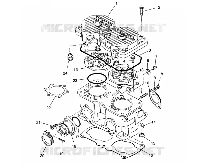 CILINDRO 440 XCR 0951660 (4929112911C010)