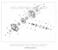 TRASMISSIONE, REAR GEARCASE INTERNALS