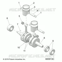 ENGINE, PISTONE & ALBERO MOTORE